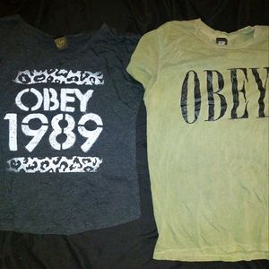 Womens OBEY tshirts